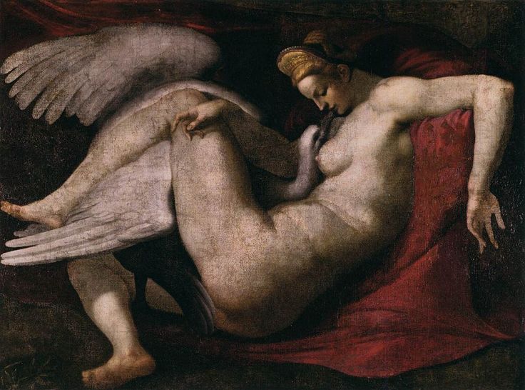 Leda and Swan by Michelangelo